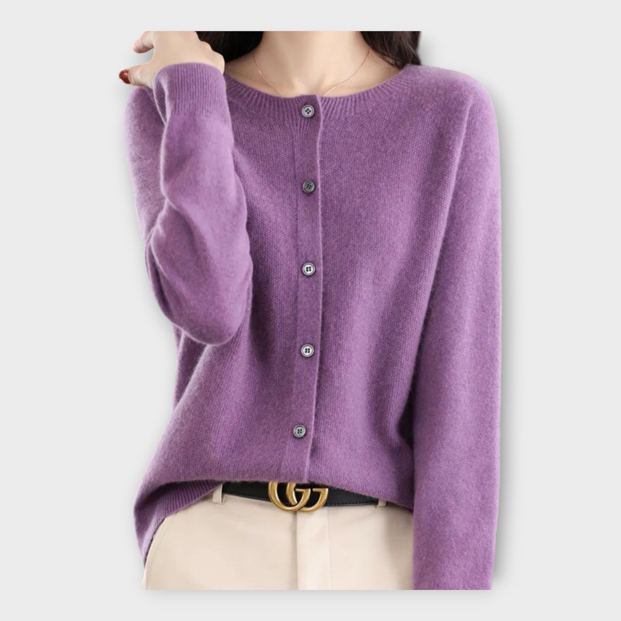 Κομψή Ζακέτα με Κουμπιά