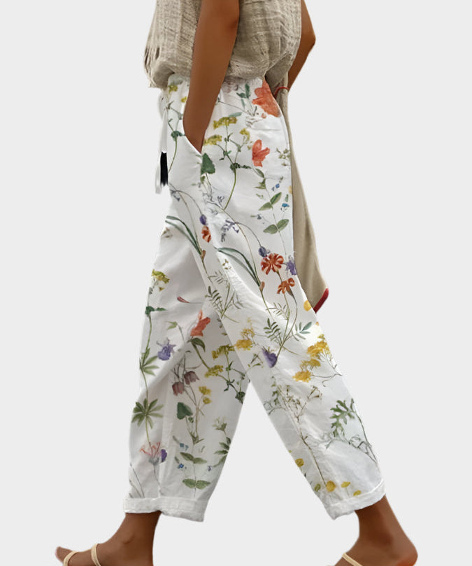 Χαλαρό Παντελόνι με Σχέδιο
