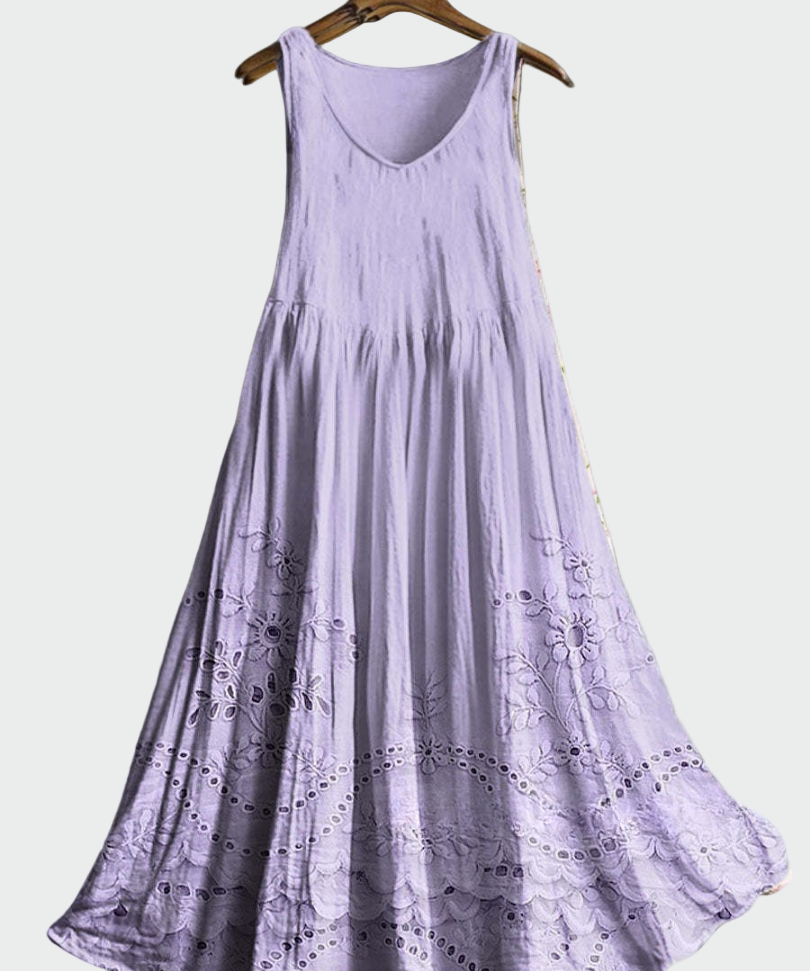 Φόρεμα με Αγγλική Δαντέλα