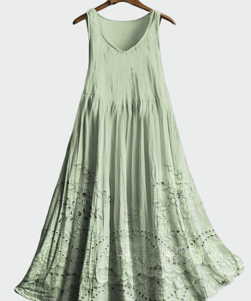 Φόρεμα με Αγγλική Δαντέλα