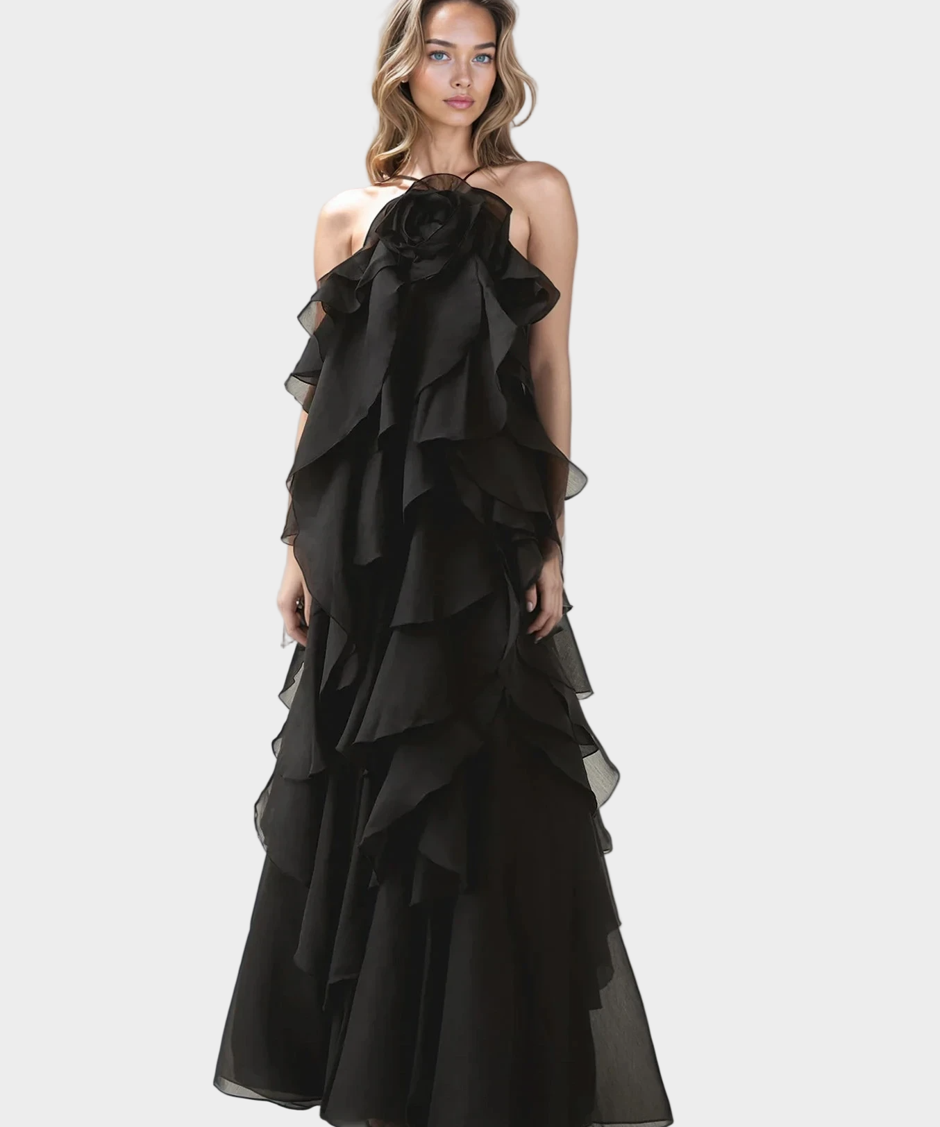 Μάξι Φόρεμα με Ρομαντική Αίσθηση και Αριστοκρατικό Στυλ