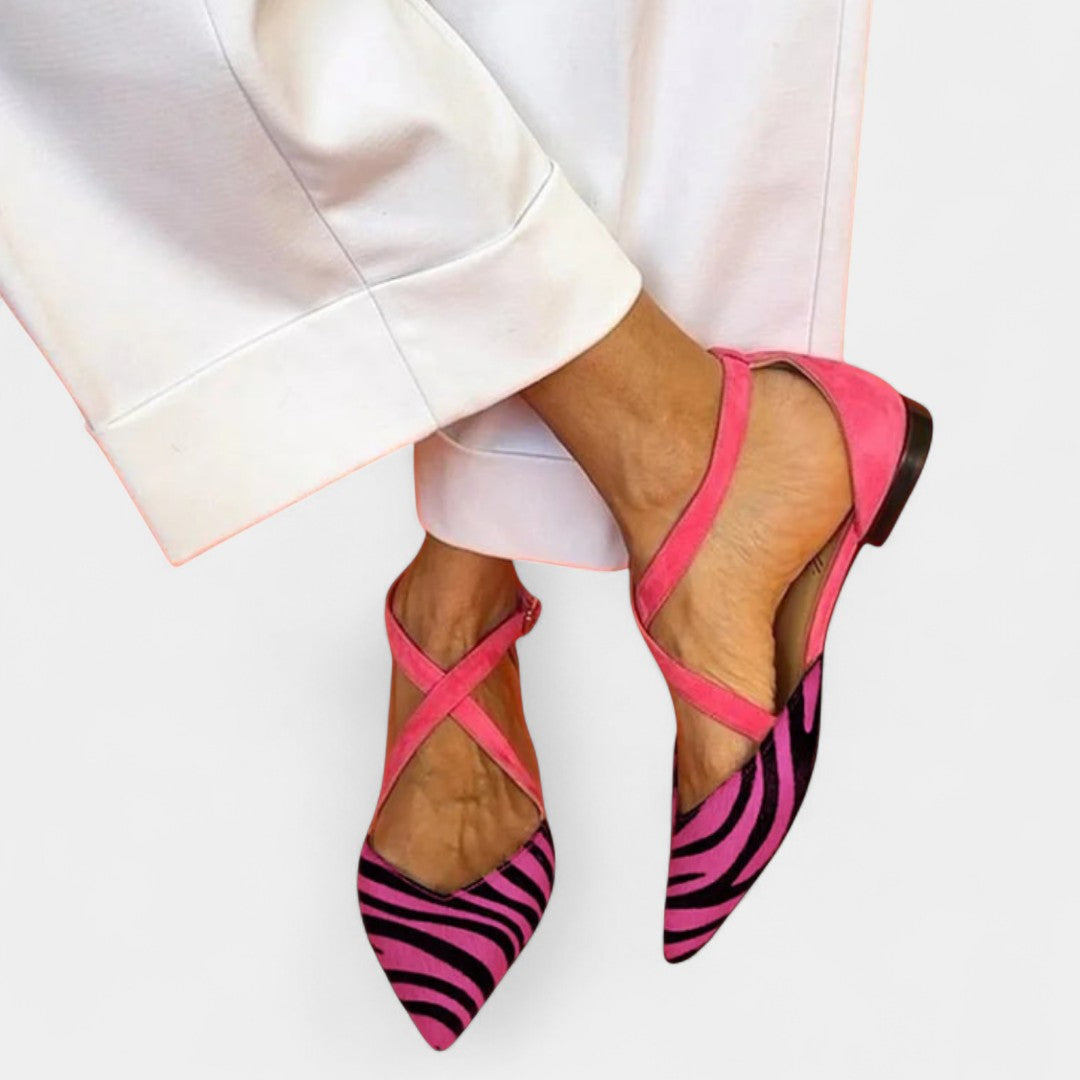 Αρετή - μπαλαρίνες με σταυρωτό δέσιμο & άνετη σόλα