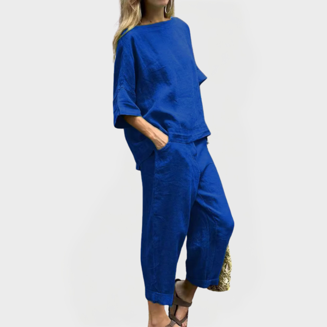 Σετ Φόρεμα με Φυσικά Σχέδια