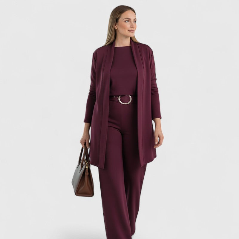 Ασπασία - Γυναικείο κουστούμι τριών τεμαχίων με κομψότητα και άνεση