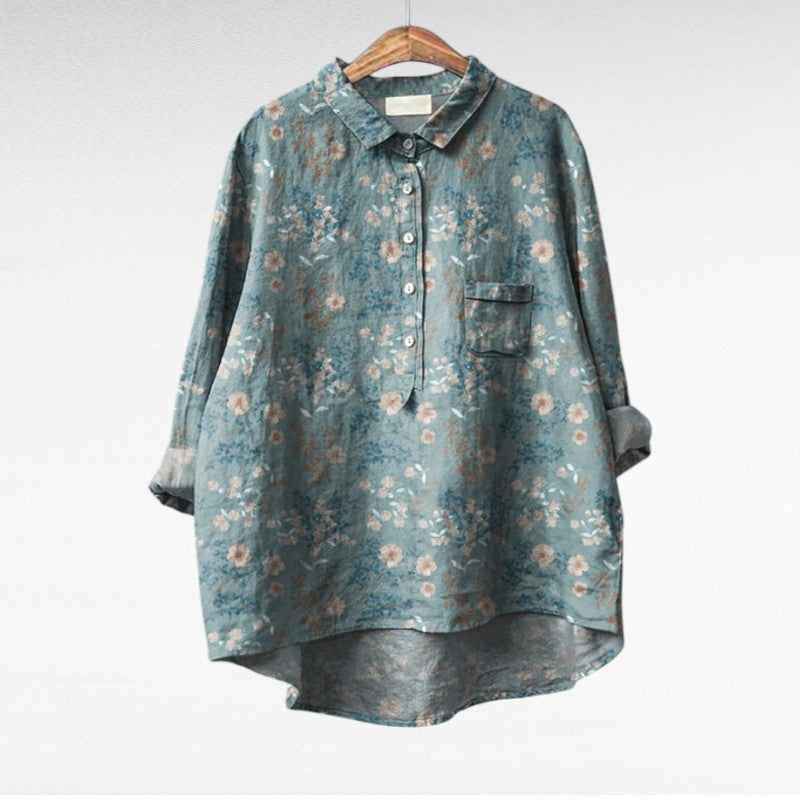 Κλασικά Λουλουδάτα Μπλουζάκια