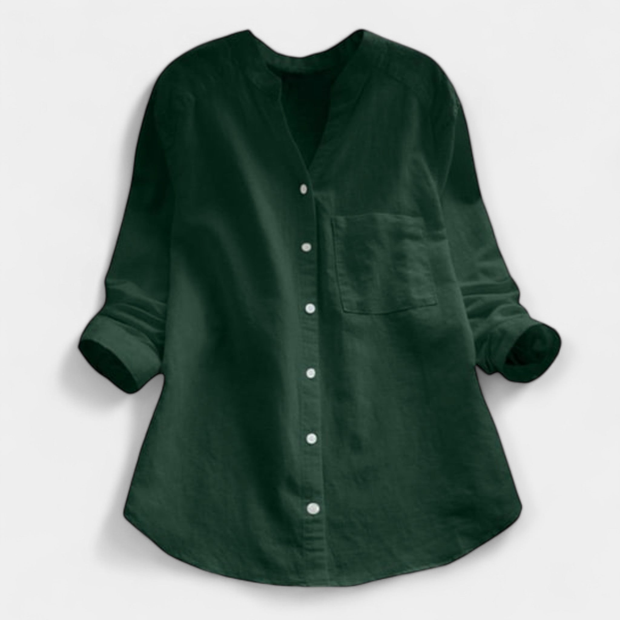 Άνετο Πουκάμισο από Λινό και Βαμβάκι