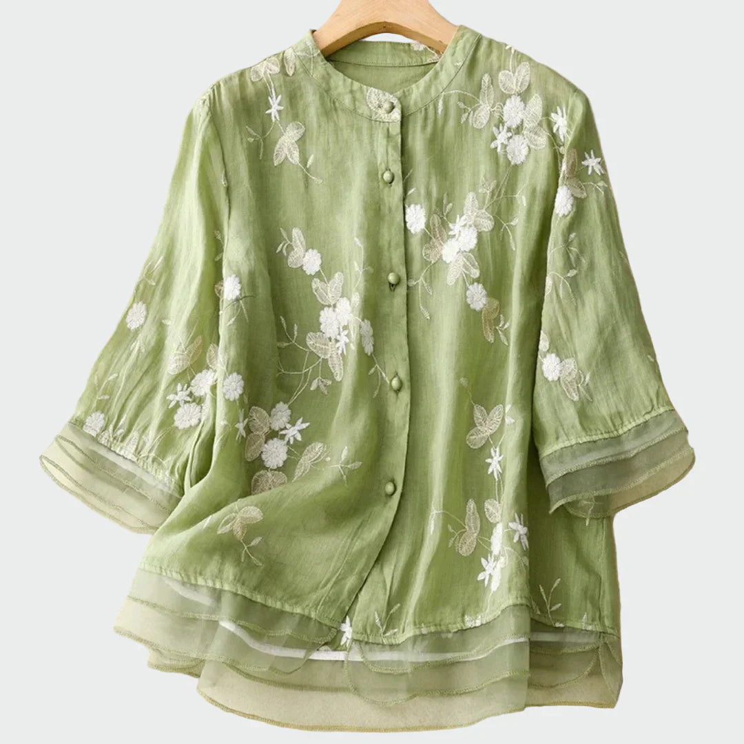 Κεντητή μπλούζα