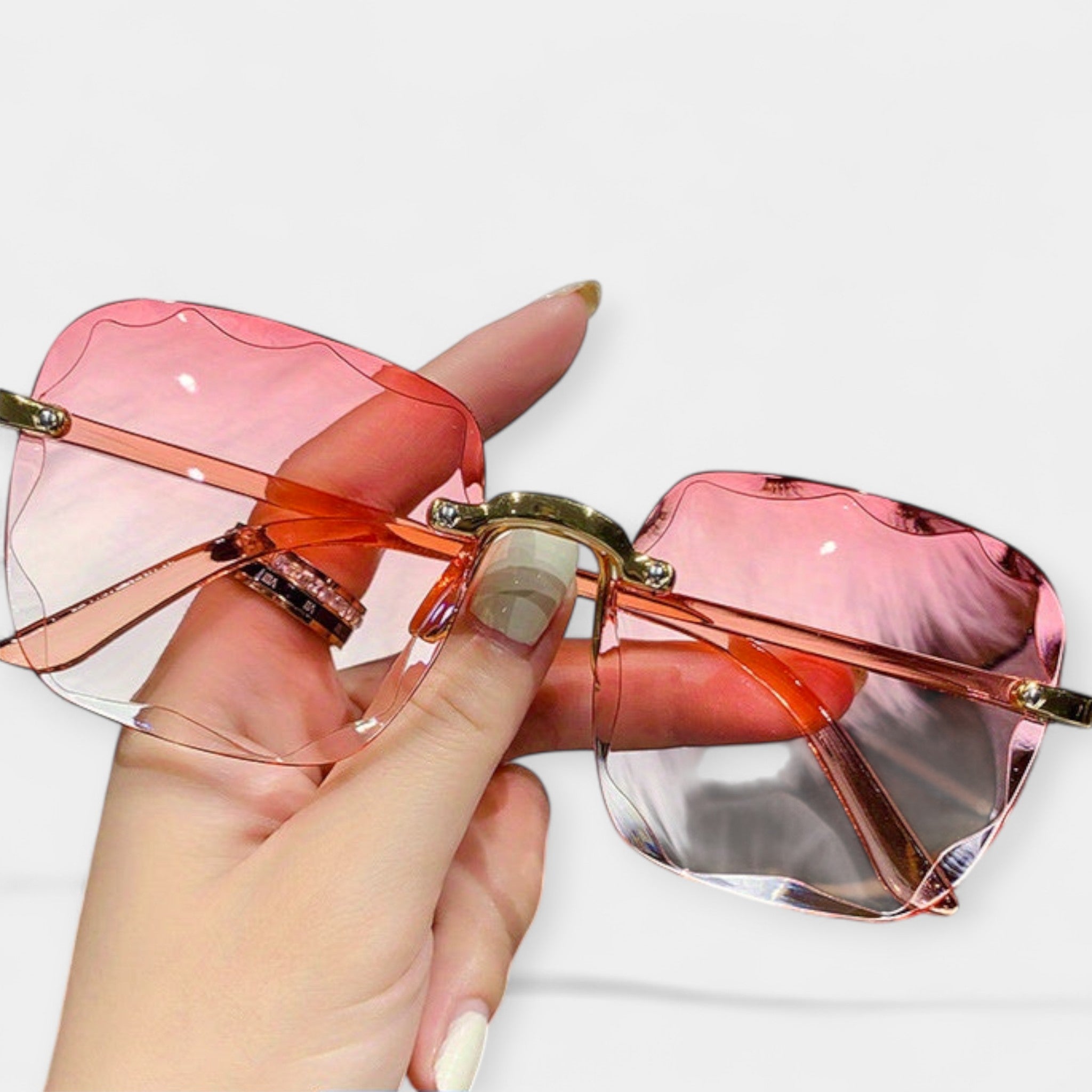 Κλασικά Retro Γυαλιά Χωρίς Πλαίσιο