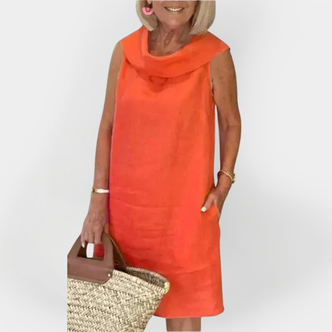 Φόρεμα με Κρουαζέ Γιακά