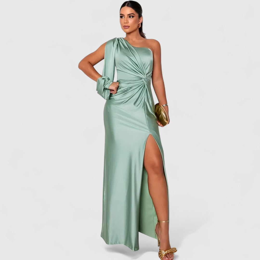 Ελεονώρα - Κομψό μακρύ φόρεμα με διαχρονική αίγλη