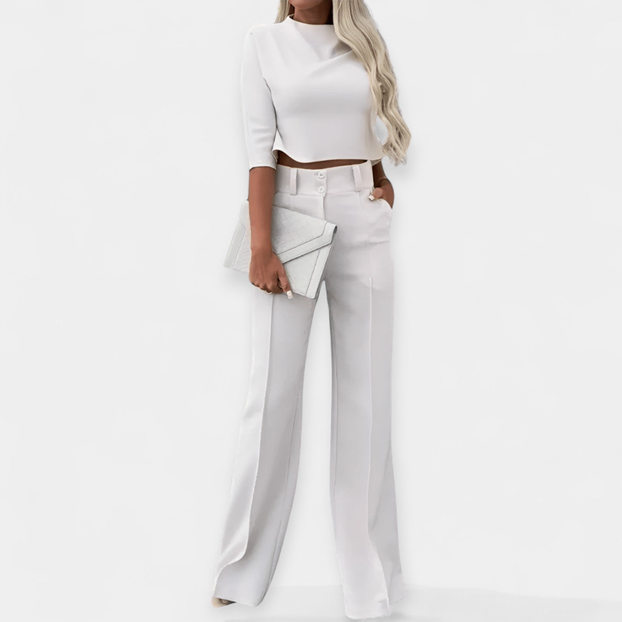 Σετ Crop Top και Παντελόνι
