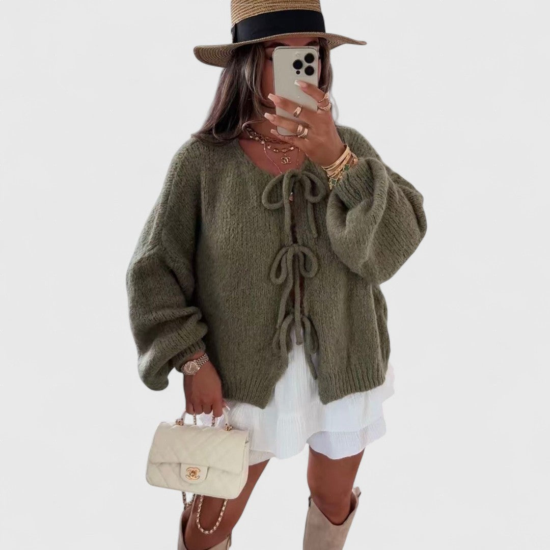 Πολυξένη - Κομψό πλεκτό καρντάν με ανάλαφρη αίσθηση και διαχρονικό στυλ