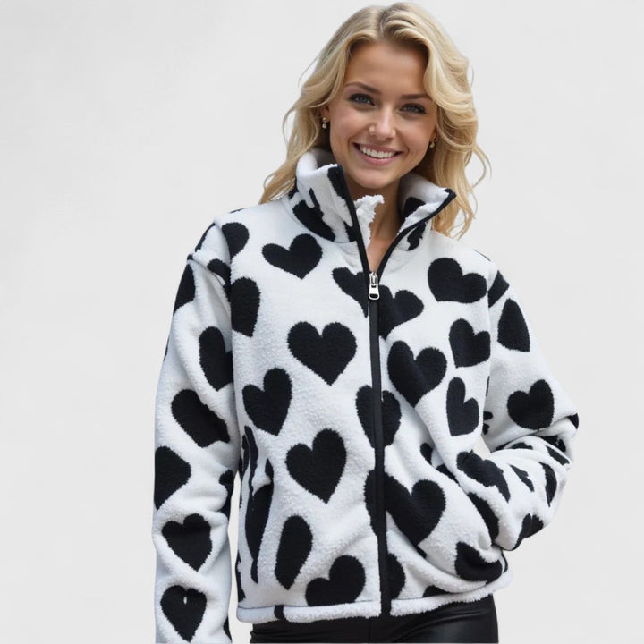 Αφροξυλία - Ζεστό αναστρέψιμο μπουφάν με απαλή υφή και μοντέρνο στυλ