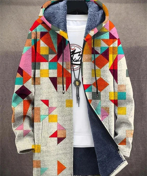 Άρια - Ζακέτα πολυτελείας με καλλιτεχνικό χαρακτήρα και απαλή αφή, για στυλ με προσωπικότητα.