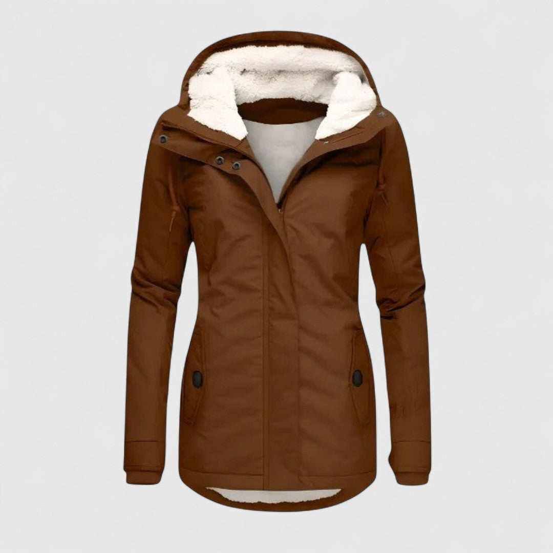 Θεοδώρα - Στυλάτη αδιάβροχη ζακέτα με μοντέρνο σχεδιασμό