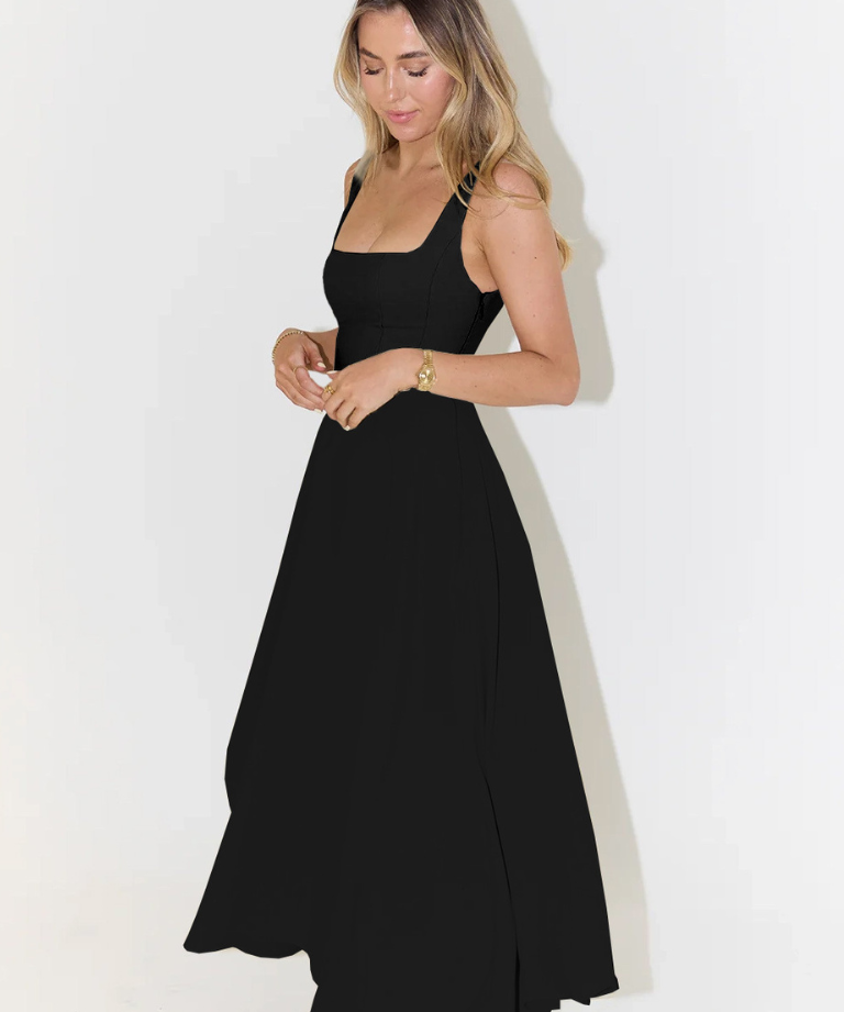 Κομψό Μίντι Φόρεμα με Ρομαντική Γραμμή