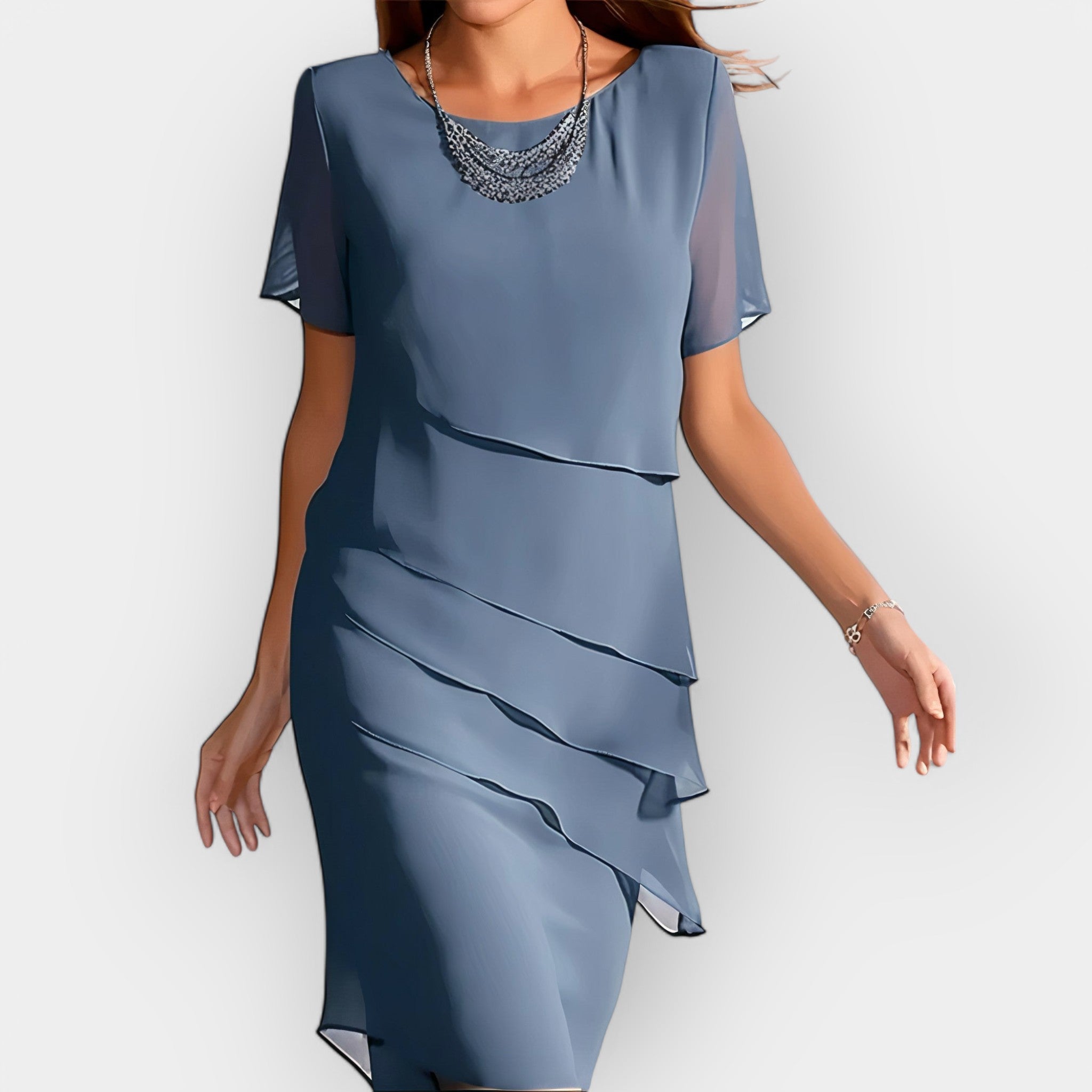 Elegant Σιφόν Φόρεμα