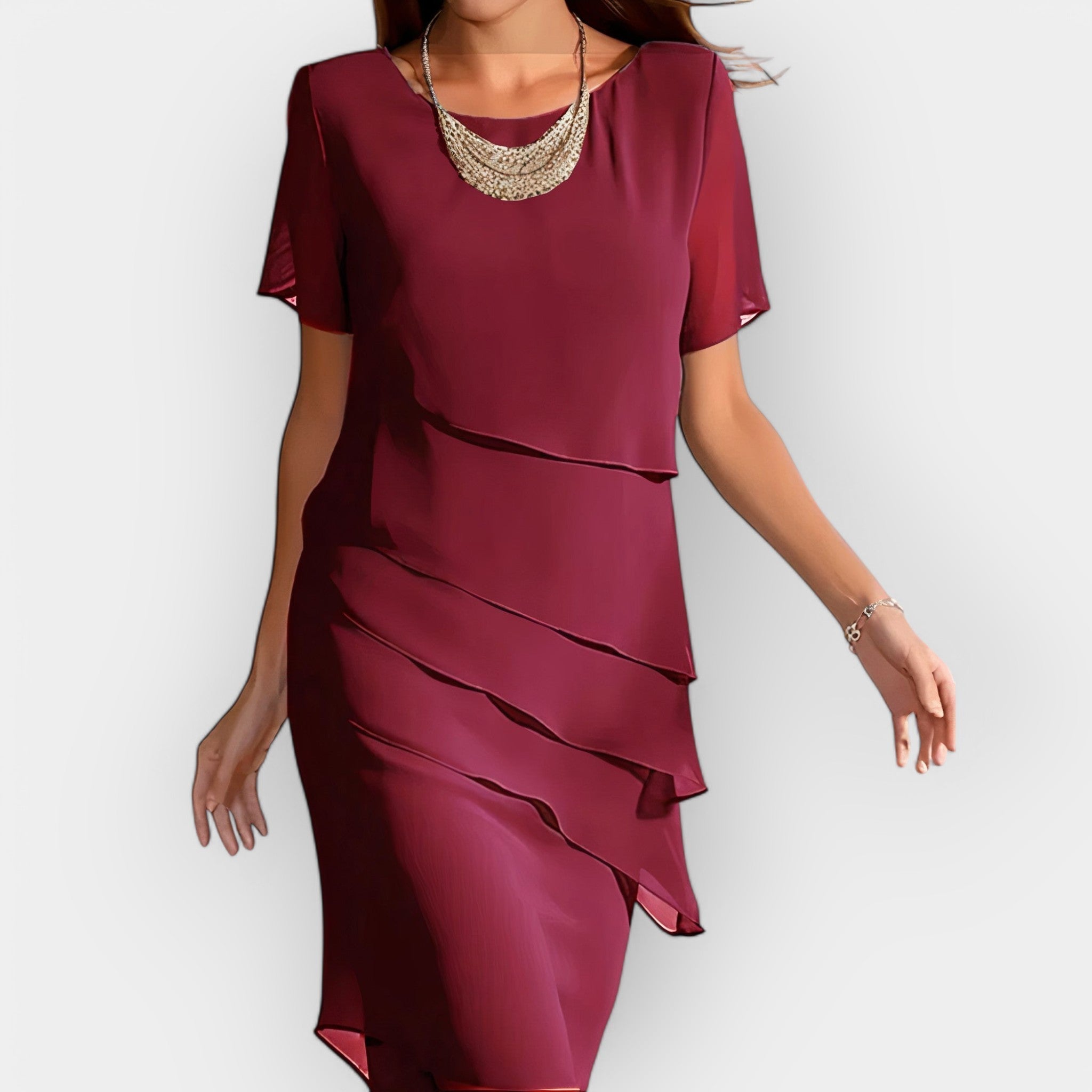 Elegant Σιφόν Φόρεμα