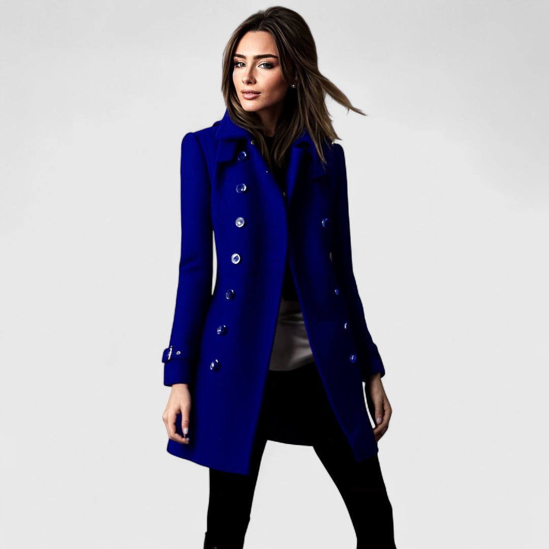 Χριστίνα - Κομψό κοντό παλτό με διαχρονική άνεση για γυναίκες