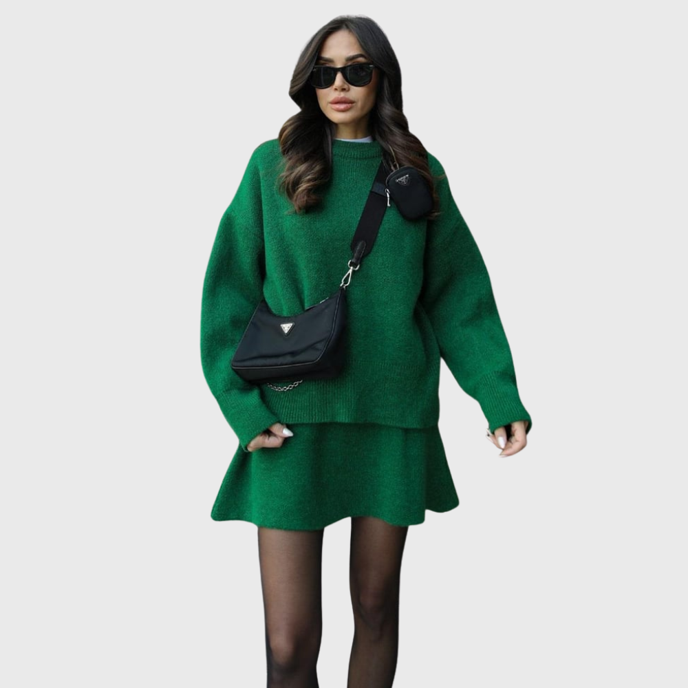 Λουκία - Σετ από απαλή πλεκτή ύφανση για κομψή άνεση