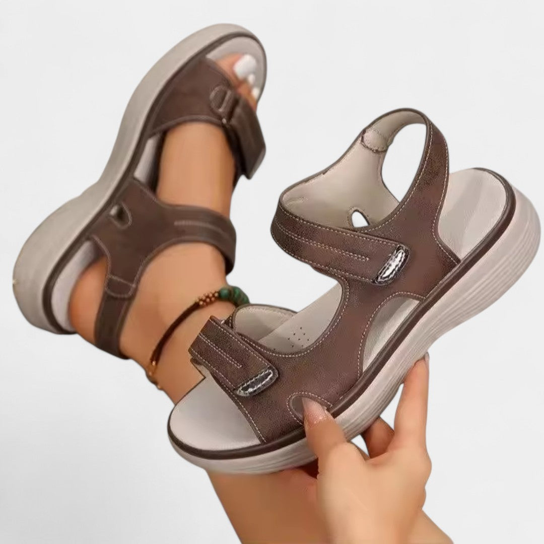 Θεοδώρα - Ορθοπεδικά δερμάτινα σανδάλια υψηλής ποιότητας