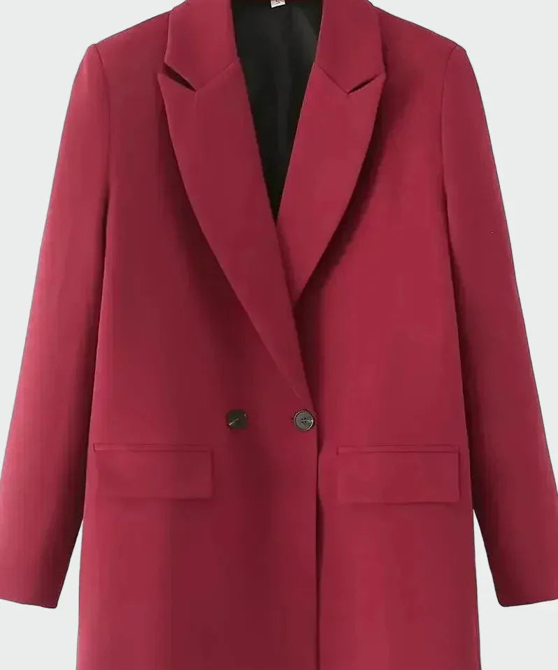 Σακάκι Oversized με Μοντέρνα Γραμμή