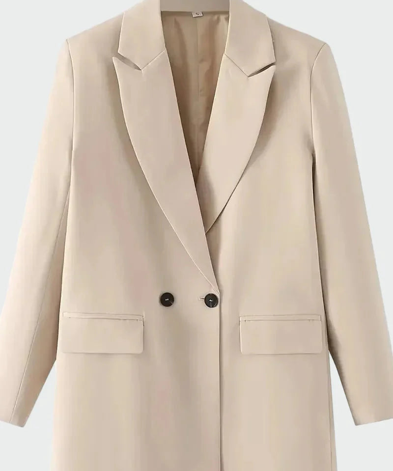 Σακάκι Oversized με Μοντέρνα Γραμμή