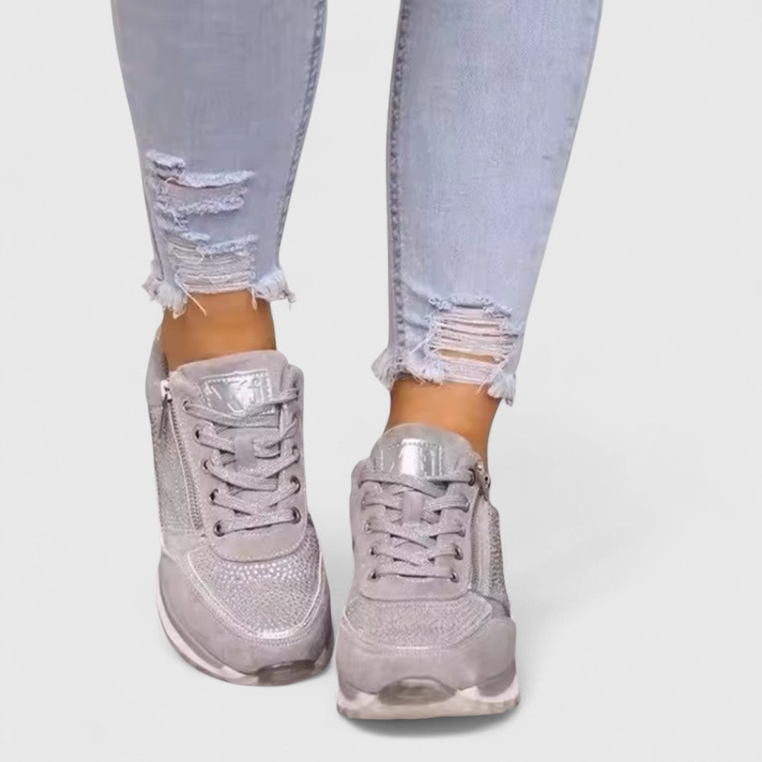 Ερασμία - Ορθοπεδικά παπούτσια πεζοπορίας με στήριξη καμάρας και πλαϊνό φερμουάρ