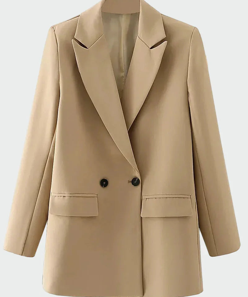 Σακάκι Oversized με Μοντέρνα Γραμμή