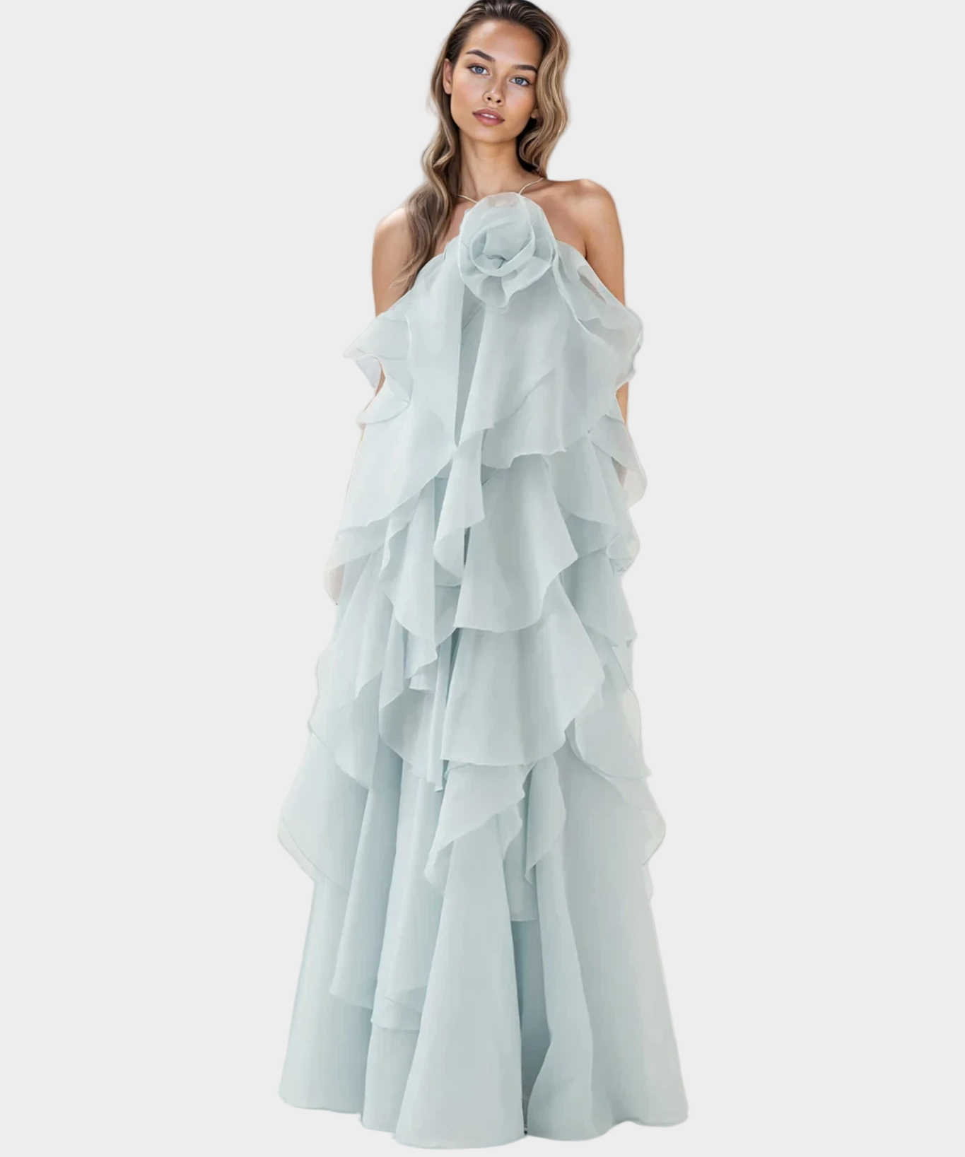 Μάξι Φόρεμα με Ρομαντική Αίσθηση και Αριστοκρατικό Στυλ