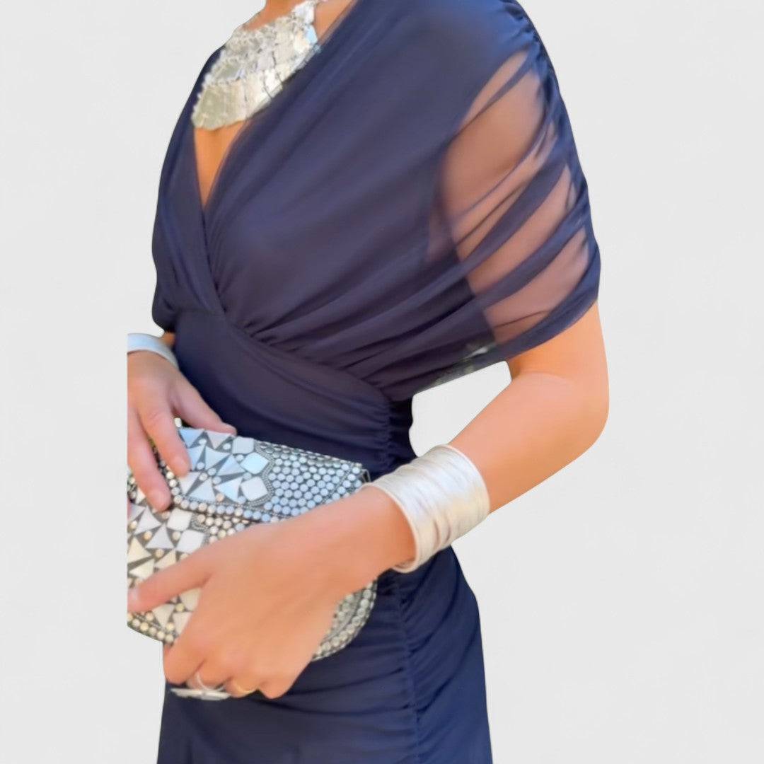 Κορνηλία - Διαχρονικό μάξι φόρεμα με ανοιχτούς ώμους και ρομαντική άνεση