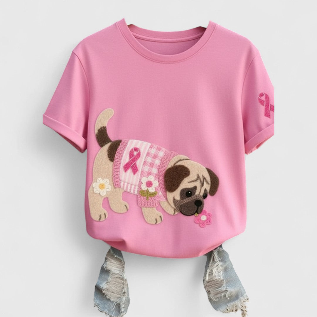 Αλεξάνδρα - Καμισάκι υποστήριξης με ανάγλυφο σχέδιο και απαλό ύφασμα