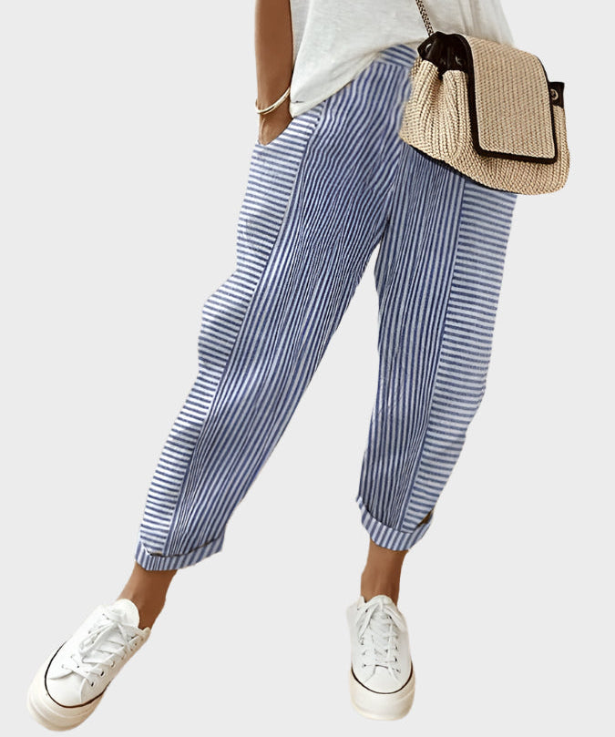 Ριγέ Παντελόνι