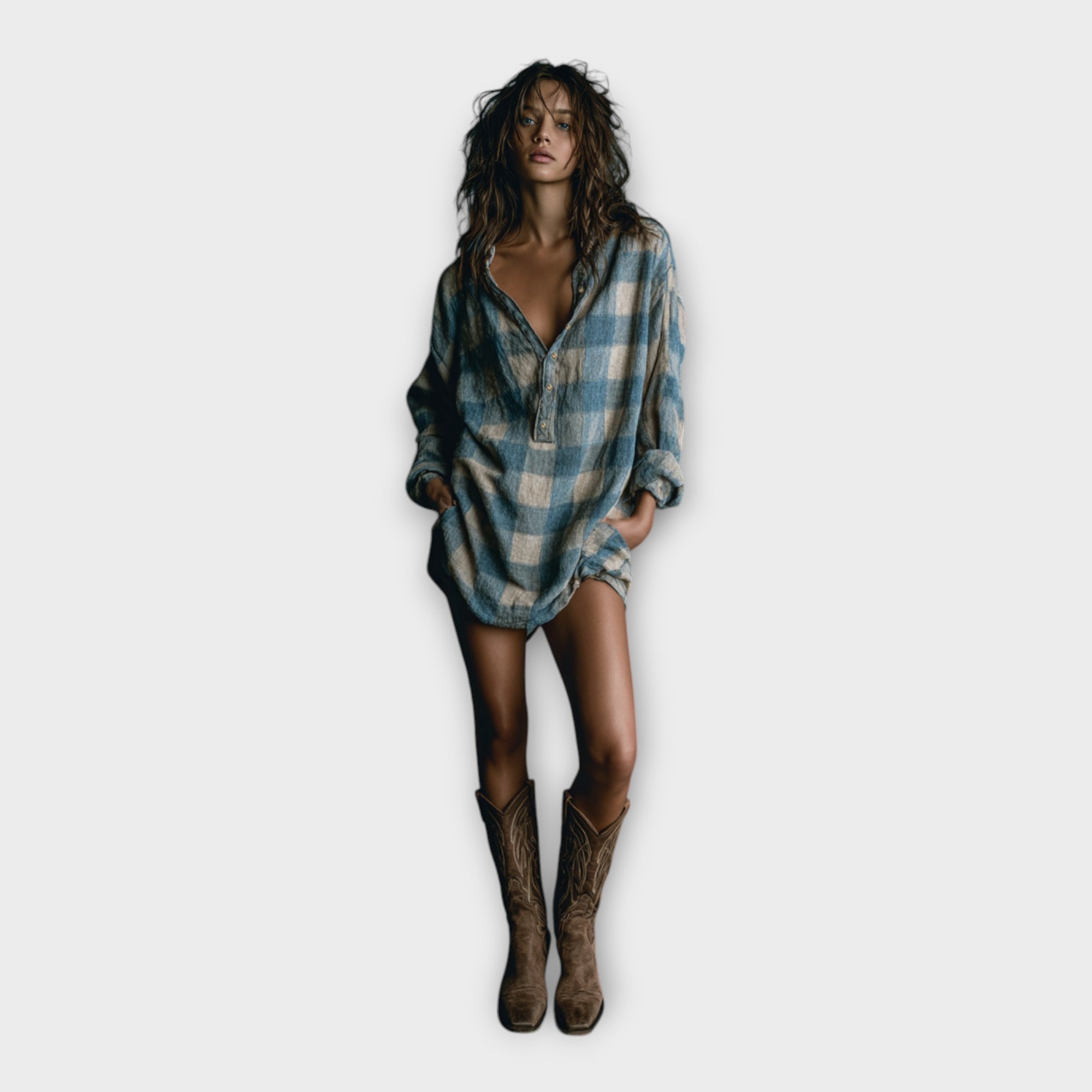 Πουκαμίσο φόρεμα με χαλαρή κομψότητα