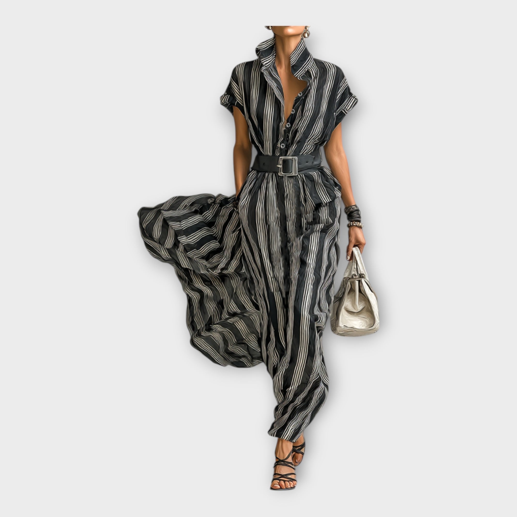 Μακρύ φόρεμα με minimal και εκλεπτυσμένη αισθητική