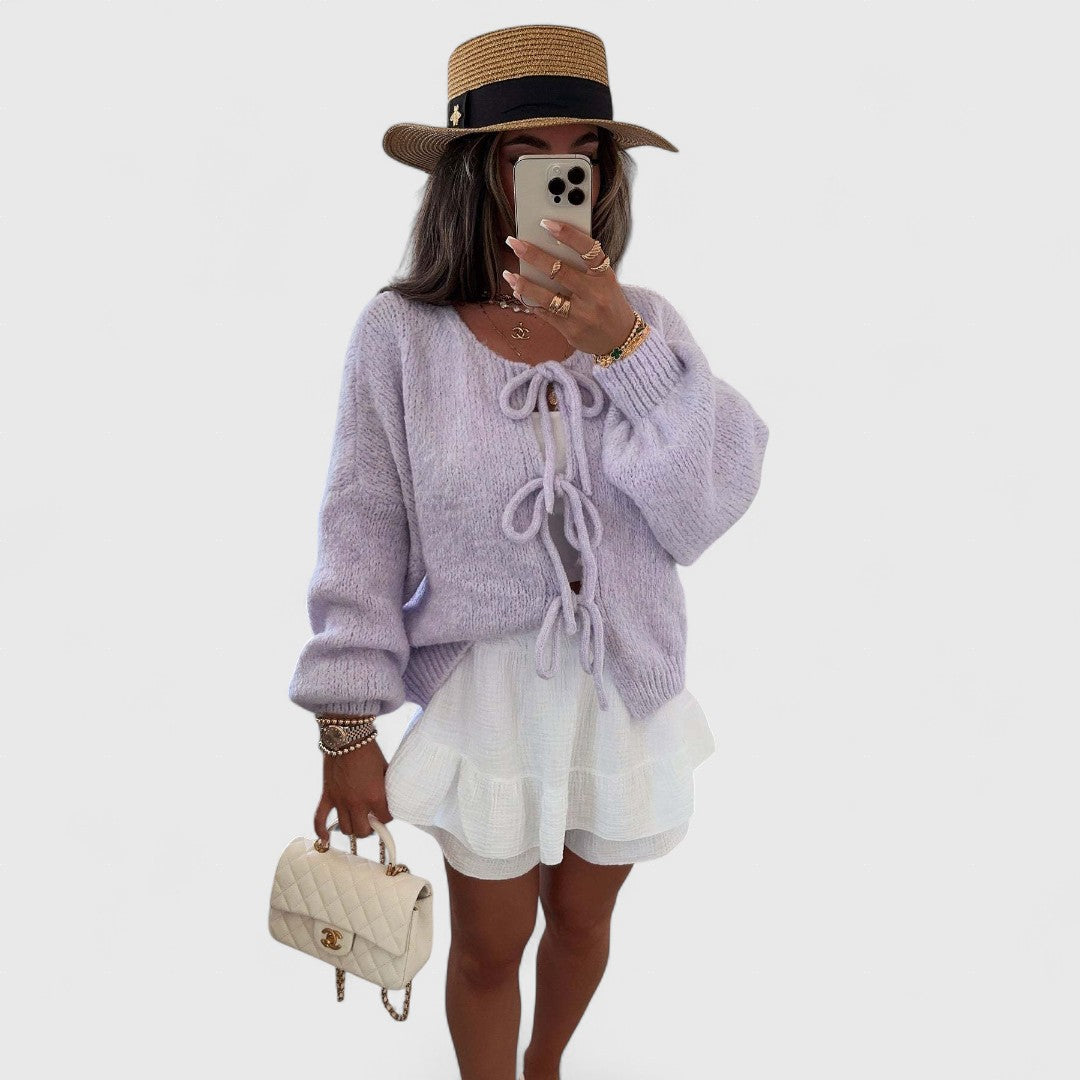 Πολυξένη - Κομψό πλεκτό καρντάν με ανάλαφρη αίσθηση και διαχρονικό στυλ