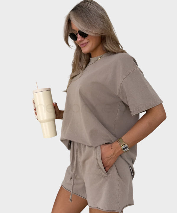 Casual Σετ με Μπλούζα και Παντελόνι Jogger