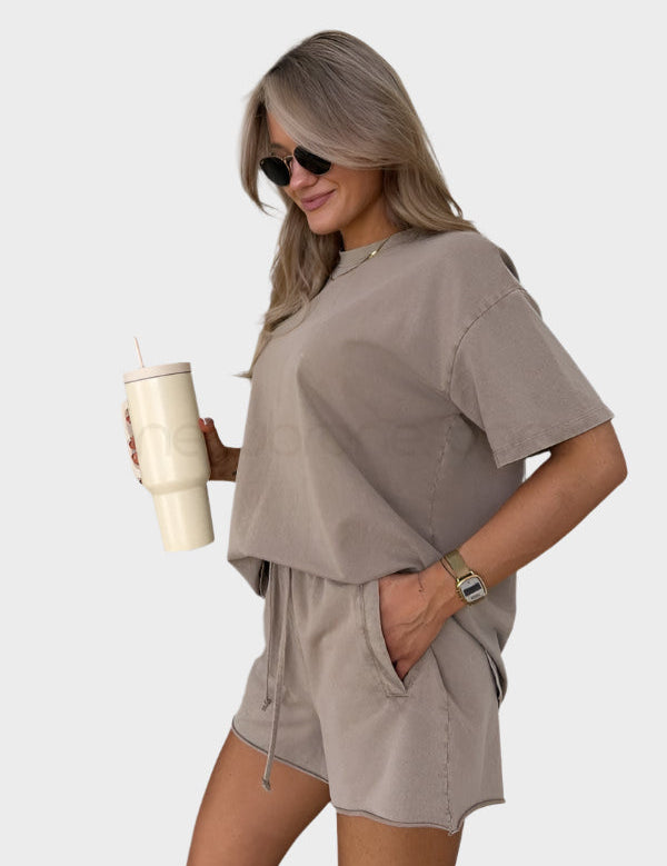 Casual Σετ με Μπλούζα και Παντελόνι Jogger