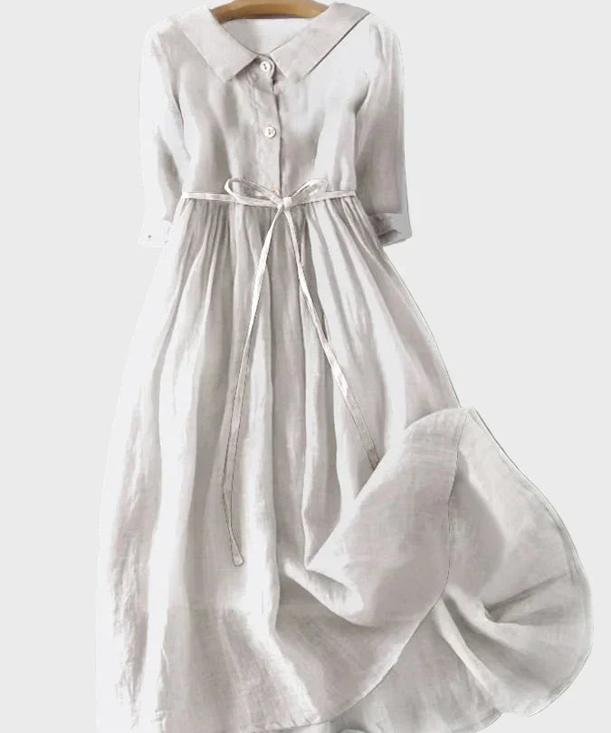 Φόρεμα με Κομψό Γιακά