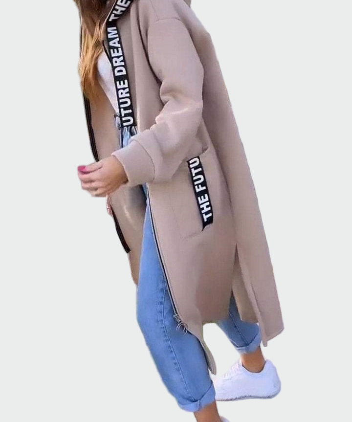 Μακρύ Παλτό με Κουκούλα