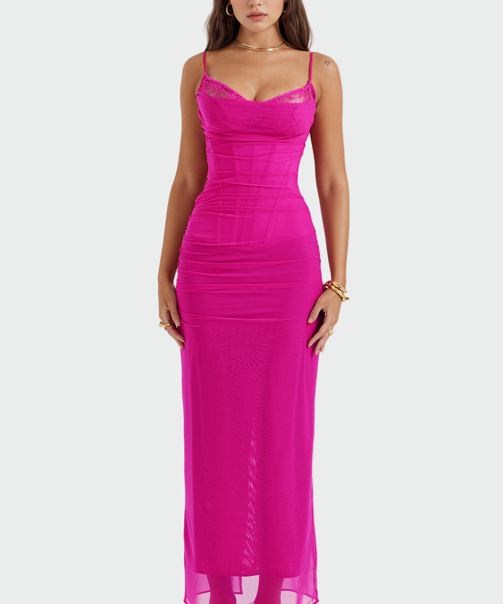 Αούρι | Ντραπαριστό Φόρεμα από Τούλι