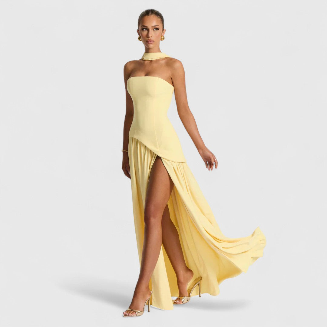 Δέσποινα - Μάξι φόρεμα με ροή και διακριτική κομψότητα