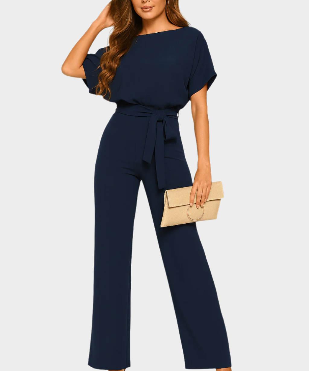 Ολόσωμη Φόρμα με Ζώνη Δέσιμο