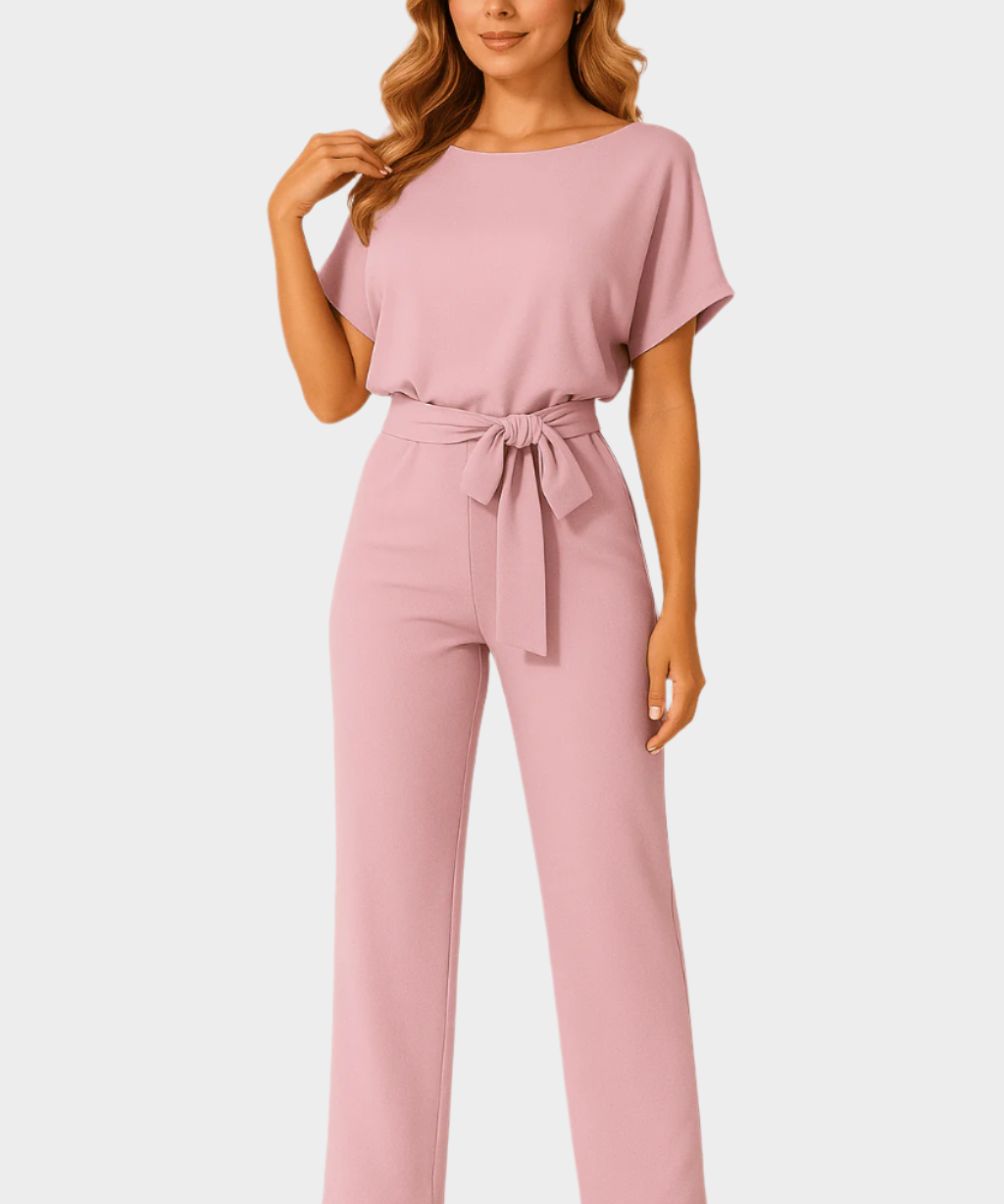 Ολόσωμη Φόρμα με Ζώνη Δέσιμο