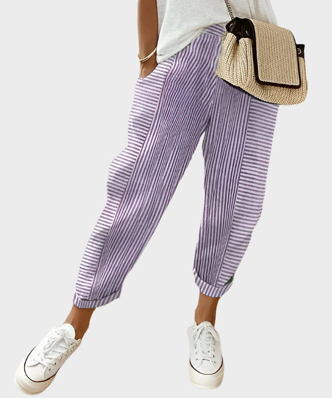 Ριγέ Παντελόνι