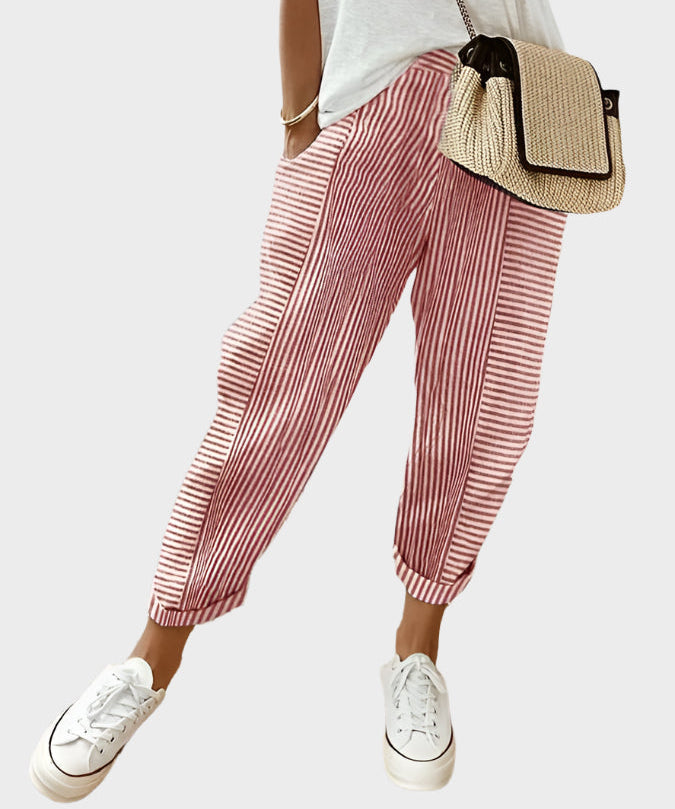 Ριγέ Παντελόνι