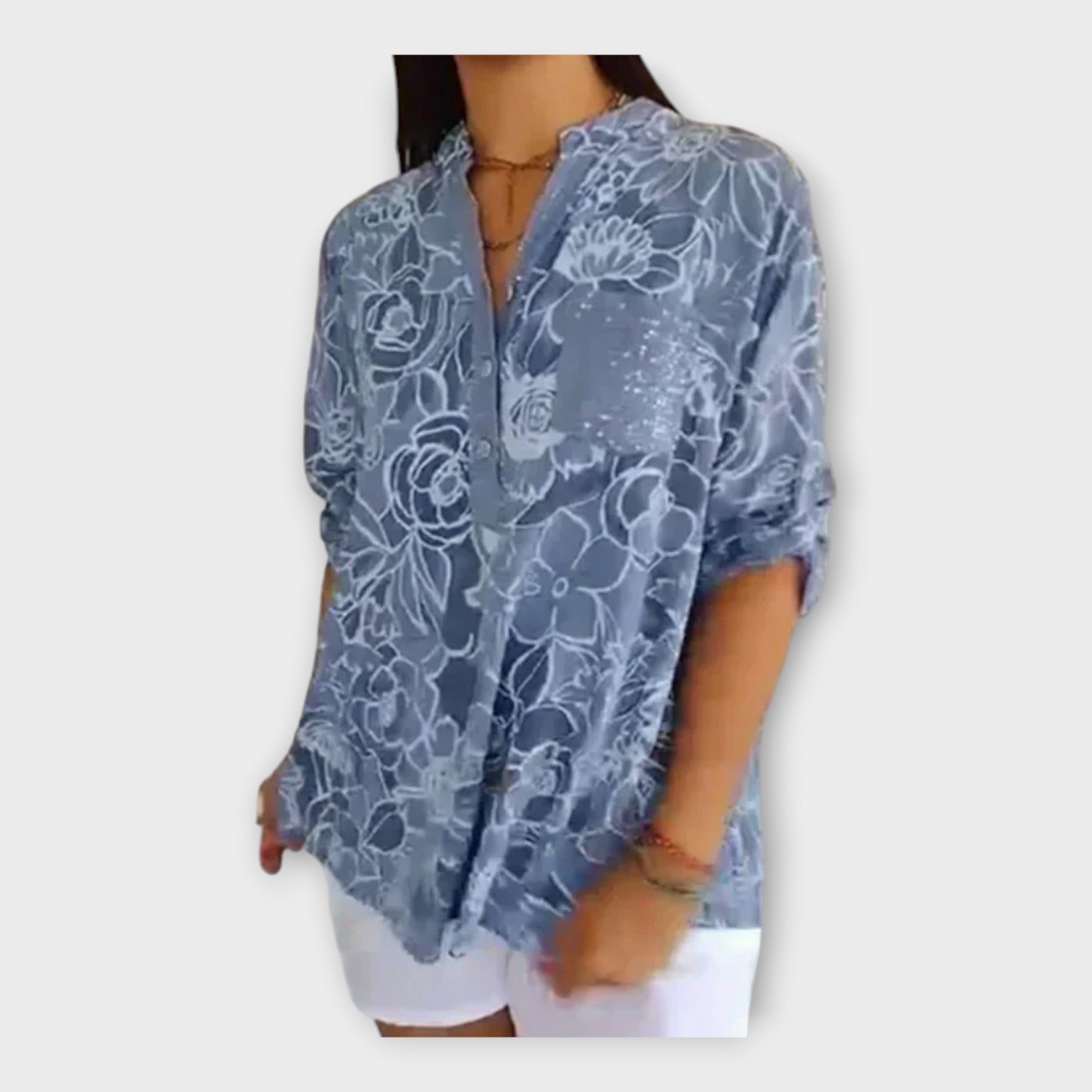 Κομψή Μπλούζα με Σχέδιο